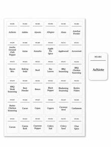 Haus Hana Spice Jar Labels, Self-Adhesive Seasoning Stickers, Minimalist Kitchen Pantry Labels For Spice Containers, Jars & Food Storage, Kitchen Organization Accessories For Home, Cooking & Daily Use - Multicolor - View 13