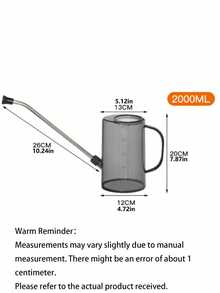 One Graduated Watering Can, Indoor Plant Watering Can, Garden Watering Can, Plastic Watering Can, Long-Spouted Watering Can With Graduated Scale For Easy Water Level Monitoring, Essential Gardening Tool. Suitable For Indoor Plants, Flowers, And - Multicolor - View 16