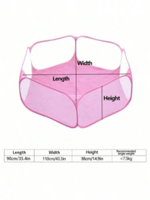 Portable Small Animal Exercise Playpen Foldable Outdoor Pet/Guinea Pig/Bubble Ball Tent - Multicolor - View 3