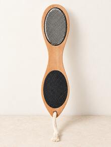 Haus Hana Multi-Functional Wooden Brush 4-In-1 Foot Care Tool, Foot Scrub Board, Pumice Stone, Foot Wash Brush For Cleaning, Removing Dead Skin, And Stubborn Calluses - multicolor - View 3