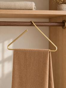 Cirelle 1PC Solid Aluminum Alloy Triangle Clothes Hanger, Luxury Non-Slip Non-Marking Hanger, Wet & Dry Use Durable Garment Storage Rack, Space Saving Closet Organizer For Bedroom Balcony, Housewarming Gift - Multicolor - View 6