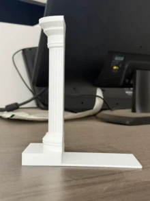 1PC Roman Column Bookends Desktop Organizer Non Slip Book Holder For Study Room Library Bookshelf Home Office Decoration - White - View 6