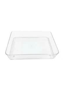 Transparent Drawer Storage Boxes, Suitable For Cosmetics, Lipstick, Perfume, Brushes, Eyeshadow, Skincare, Kitchen Utensils, Snacks, Stationery, Room Decor, Home Decor, Bathroom Decor, Desk Accessories - Clear - View 2