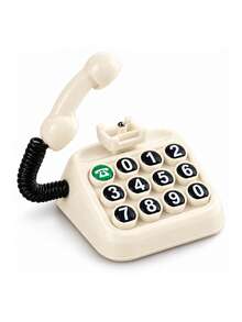 1pc Retro Telephone-Shaped Temporary Parking Number Plate, Magnetic Privacy Handset, Customizable Phone Number Display, Residue-Free Dashboard Contact Sign For Cars - A - View 17