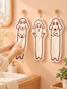 Joivida Conjunto de Toalhas de Mão com Animais de Desenho Animado Fofos ...
