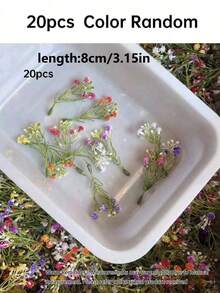 Artificial Mini Floral Decorations, Suitable For Wedding And Birthday Party Decor, Model House And Sculpture Scenes, High-Quality Miniature Models For Collectors And Event Planners, Applicable For Car, Fairy Garden, Balcony, Patio And - Mini Bouquet - View 13