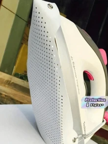 Tấm bảo vệ bàn ủi cao cấp - Dễ dàng lắp đặt, dùng cho bàn ủi hơi nước, phù hợp với mọi loại vải, có thể dùng trong túi, hộp đựng hoặc nơi cất giữ (Độ dày: 0.2mm) - trắng - Xem 1