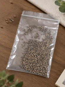 1000個 3.0奈米接髮環，矽膠銅扣接髮環，髮束配件，無縫微接髮扣 - 白色 - 查看 9