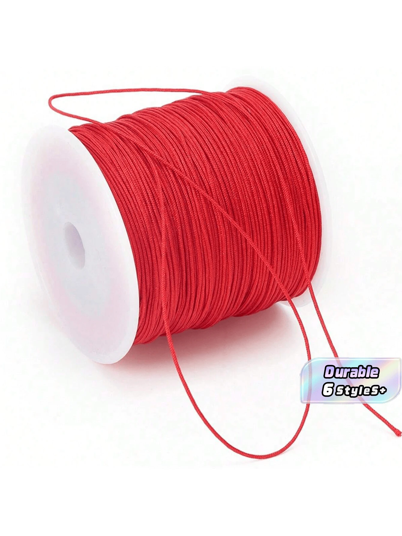 1 Roll 72# Braiding Necklace String Cord Handmade DIY Jewelry Craft Material, 0.8mm Macrame Rope - A - View 1