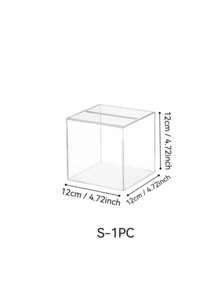 1PC, Acrylic Coin Piggy Bank - Transparent, Secure Locking Mechanism, Countertop Storage Box, Lightweight, No Need For Power, Perfect For Valentine's Day, Thanksgiving, And Homecoming - Multicolor - View 9