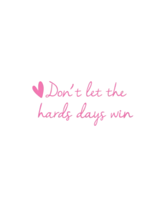 1 Inspirational Mirror Decal "Don't Let Hard Days Win" | Heart Vinyl Sticker – Do It Because It Makes You Happy. Perfect For Bathroom, Vanity Mirror, Door, Window & Wall - A - View 11