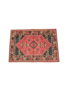 1pc/4pcs/6pcs Bohemian Style Decorative Placemats, Black & Red Geometric Linen Placemats, Washable & Stain-Resistant Placemats Suitable For Home, Restaurant, Dining Table Decoration, Household Items - Multicolor - View 11
