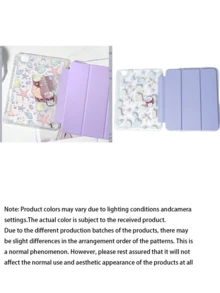 1PC Light Purple Shell Starfish Design, Suitable For IPad Protective Cases,Two Patterns Will Be Randomly Dispatched - Purple - View 3