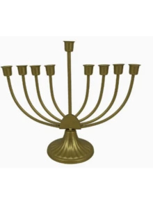 European Vintage Candlestick Holiday Decoration Multi-Head Candle Holder Gold Iron Art 9-Head Candelabra - gold - View 11