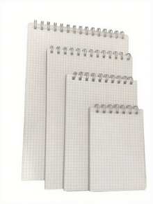 Spiral Grid Paper Notebook, Top-Line Installed Notebook, Grid Notebook, Shorthand Notebook, Memo Book, Grid Paper Suitable For Sketching, Drawing Office Supplies, Grid Notebook, High School Students, College Students, Study Notebook, Grid Paper - Multicolor - View 1