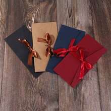 10 Gift Envelopes, Money Envelopes, Red Retro Kraft Paper Envelopes, Suitable For Cash, Gifts, Greeting Cards, Invitations, Greetings, Mother's Day, Easter - Envelope - View 9