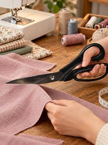 1pc Golden Fabric Scissors Stainless Steel Sharp Tailor Scissors Clothing Scissors Professional Heavy Duty Dressmaking Shears Sewing Tailor - Gold - View 5