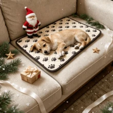 1 Pack Pet Dog Pee Pad, Waterproof Puppy Training Mat, Non-Slip, High Water Absorption, Reusable & Machine Washable, Suitable For Floors, Sofas, Beds, Pet Playpens, Cars And Other Scenarios, Fits Small, Medium And Large Dogs & Cats - Apricot - View 9