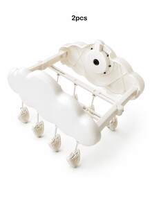 Joivida Cloud Suction Cup Retractable Drying Rack, Multifunctional Foldable Drying Rack, Sock And Underwear Hook Wall Mounted Rack, Hanging Drying Rack, Washed Suction Cup Drying Rack, Travel Drying Rack, Folding Storage, Essential For Home And Traveling - multicolor - View 10