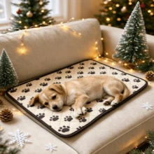 1 Pack Pet Dog Pee Pad, Waterproof Puppy Training Mat, Non-Slip, High Water Absorption, Reusable & Machine Washable, Suitable For Floors, Sofas, Beds, Pet Playpens, Cars And Other Scenarios, Fits Small, Medium And Large Dogs & Cats - Apricot - View 7