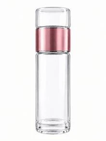 500毫升便携式玻璃茶杯，带滤网 - 4种时尚颜色 - 适合办公室、旅行和日常使用 - 彩色 - 查看 9