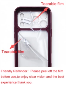 ShellaStory Adorable Full Screen Heart Phone Transparent Case Compatible With IPhone 18 17 Pro Max 17 Pro 17 Pro 16 14 13 15 Pro Max 14 15 16 Plus 14 15 13 12 11 16 17 Cute Protective Back Cover - Burgundy - View 4