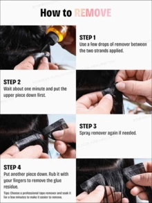 20Pcs 30g Tape In Human Hair Extension For Salon Silky Sealmles Invisible 99J Tape In Hair For Women Suitable For Use During Christmas And Halloween - S99J - View 11