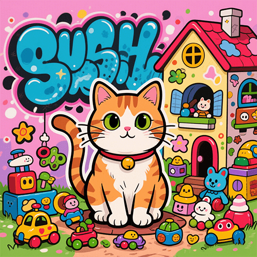 Happy Kitten Toy House