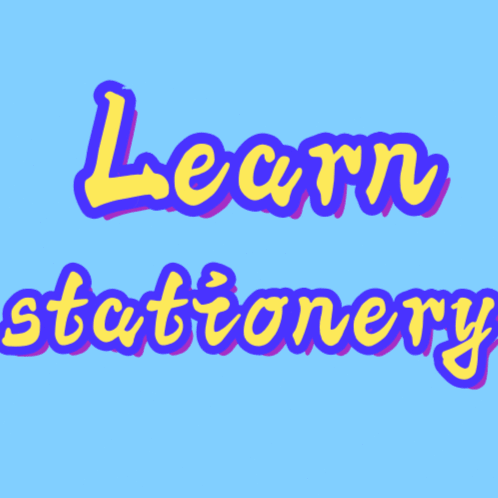 Learn stationery