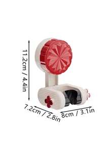 1pc Adjustable Bathroom Shower Head Holder, Suction Cup Shower Bracket, Movable Shower Head Mount For Bathroom