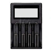 Battery Charger Flashlight LCD Display Bivolt 4 Batteries 26650-18650-14500-16340 AA/AAA - màu đen - Xem 7