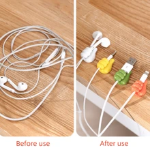 10pcs (Mixed Colors) Thumb Shape Cable Holder Clips, Creative Cute Wire Organizer Adhesive Hooks For Cable Management, Damage-Free No-Drilling Sticky Mount