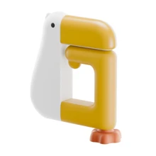 1pc Desktop Fixed Hook Office Desk Side Hook Cliff Schoolbag Hook Cute Plastic Desktop Hook