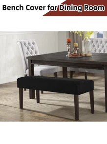 Water-Resistant Bedroom Bench Covers,Stretch Living Room Bench Covers,Piano Bench Seat Covers,Rectangle Long Chair Slipcover,Stretch Spandex Upholstered Bench Seat Cushion Slipcovers,Washable Bench Seat Covers, Bench Cushions Covers, Bench Seat Protector, Washable Bench Slipcover, Rectangle Bench Covers For Dining Room, Living Room, Bedrooms,Kitchen