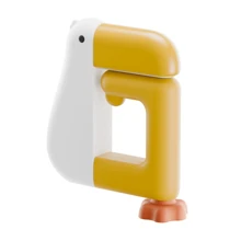 1pc Desktop Fixed Hook Office Desk Side Hook Cliff Schoolbag Hook Cute Plastic Desktop Hook