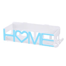 1pc Plastic Bathroom Organizer Shelf, No Drilling Needed, Vanity Shower Toilet Triangular Wall-Mounted Storage Rack, Suitable For Daily Home Use