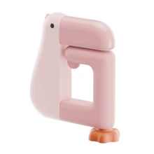 1pc Desktop Fixed Hook Office Desk Side Hook Cliff Schoolbag Hook Cute Plastic Desktop Hook