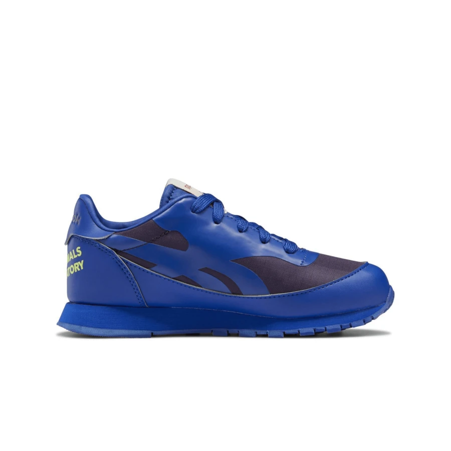 Reebok CLASSIC LEATHER - cobalt /purple skills/solar acid yellow - View 1