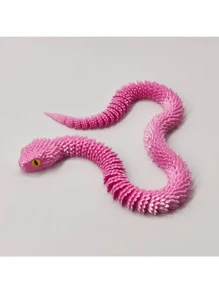 New 3D Printed Snake Joint Animated Ornament Toy Gift, 30cm