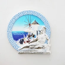 1pc Birthday Gift, Festival Gift, Spain Fridge Magnet, Granada Landscape Fridge Magnet, Seville Landscape Fridge Magnet, Alicante Landscape Fridge Magnet, Valencia Fridge Magnet, Spain Landscape Fridge Magnet, Photo Fridge Magnet, Spain Style Home Decor, Greece Landscape Fridge Magnet, Greece Seascape Fridge Magnet, Seascape Fridge Magnet, Blue Fridge Magnet, Blue Home Decor - Multicolor - View 16