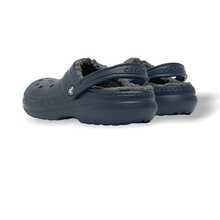 Crocs Classic Lined Clog Navy/Char - Màu xanh lam - Xem 4