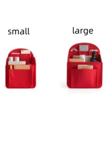 1 tấm lót ba lô, tấm lót ba lô bằng nỉ, tấm lót ba lô nhiều ngăn, túi đựng đa năng, tấm lót ba lô du lịch có thiết kế khóa kéo để đựng đồ trong ba lô, ngăn chia túi nhỏ nhiều ngăn trong ba lô, túi nỉ đựng mỹ phẩm, tấm lót chia ngăn bên trong đựng đồ siêu nhẹ, ngăn đựng đồ bên trong túi du lịch, ngăn đựng ba lô và túi leo núi - Nhiều màu - Xem 16