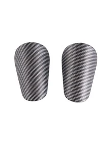 1 对迷你创意足球护腿板、迷你运动护膝护腿板 - 黑色 - 查看 8