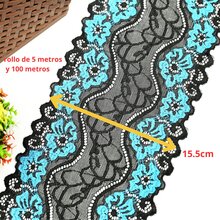 2451 "Lace In 7 Colors: Diversity And Quality For All Your Projects" - Rosewood - View 5