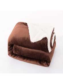 Coberdrom Confortável e Macio Em Vários Tamanhos e Cores - Simula lã de Carneiro - Marrom - Visão 2