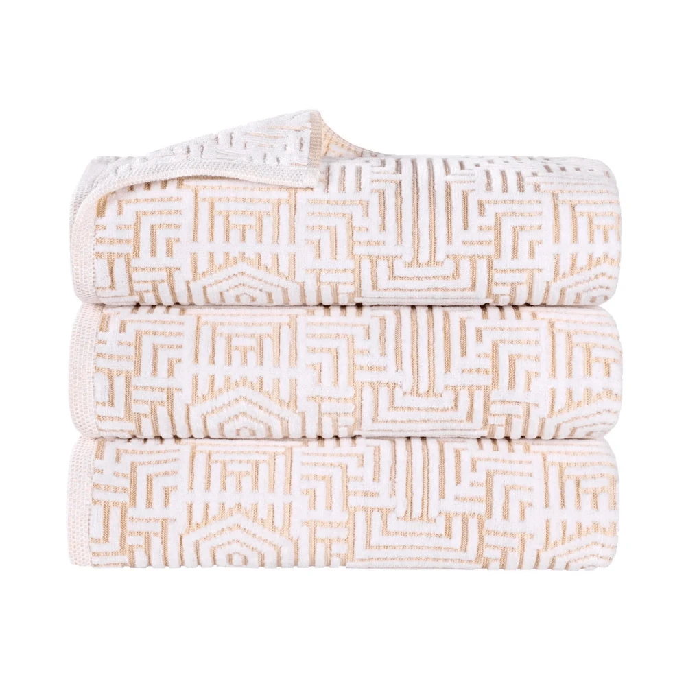 Cotton Modern Jacquard Bath Towel