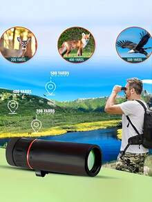 Monocular HD Beekinn - Portátil para aventuras al aire libre, caza, viajes y conciertos - Un regalo perfecto para Halloween, Navidad - Multicolor - Ver 6