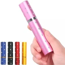 Lampara Recargable Tipo Lápiz Labial Portartil Con Cargador - Rosa - Ver 5