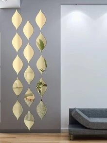 10/20 piezas Pegatinas de espejo con forma de gota de agua, Pegatinas de pared de espejo acrílico, Pegatinas de pared acrílicas extraíbles, Pegatinas de pared 3D DIY para sala de estar, baño, oficina en casa, Calcomanías de espejo acrílico con forma de gota de agua reflectante, Papel tapiz de pegatinas de azulejos de espejo acrílico, Arte de pegatinas 3D diseñado por uno mismo, Calcomanías de pared extraíbles para sala de estar, baño, oficina en casa, Arte de pegatinas de pared diseñado por uno mismo Decoración de habitación Decoración del hogar Decoración de pared Espejo Espejo para habitación Decoración de baño Decoración de sala de estar - Multicolor - Ver 10