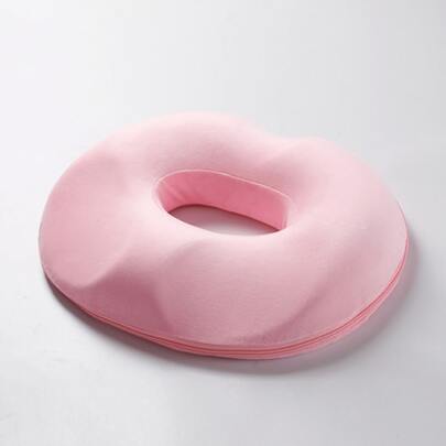 Cojín para Dolor de Coxis Ergonómico, 42x38.5x6.5 cm, Con Funda Lavable y Antideslizante, Ideal para Oficina, Coche y Recuperación Postparto